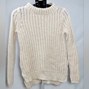 Field & Flower Wool Blend Chunky Knit Lagenlook Heritage Cottagecore Sweater, Sm